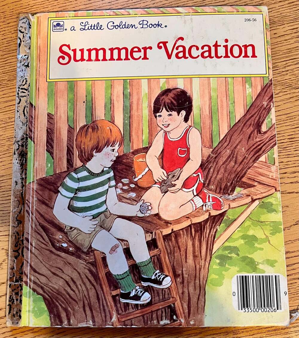 Summer Vacation - Vintage 1986 Little Golden Book | Classic Kids’ Storybook | Br